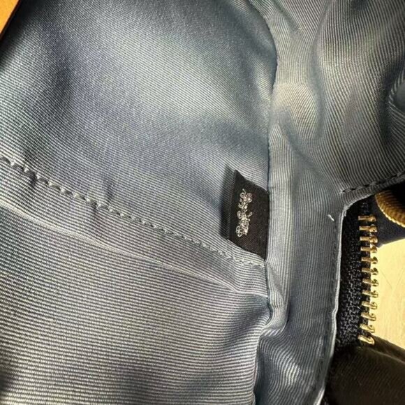 Coach Jamie Camera Bag In Signature Denim & Leather With Cherry Charm - Picture 12 of 12